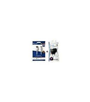 BUNDLE Alimentatore+cavo lightning MFI 5V 1A 1 porta USB BLISTER